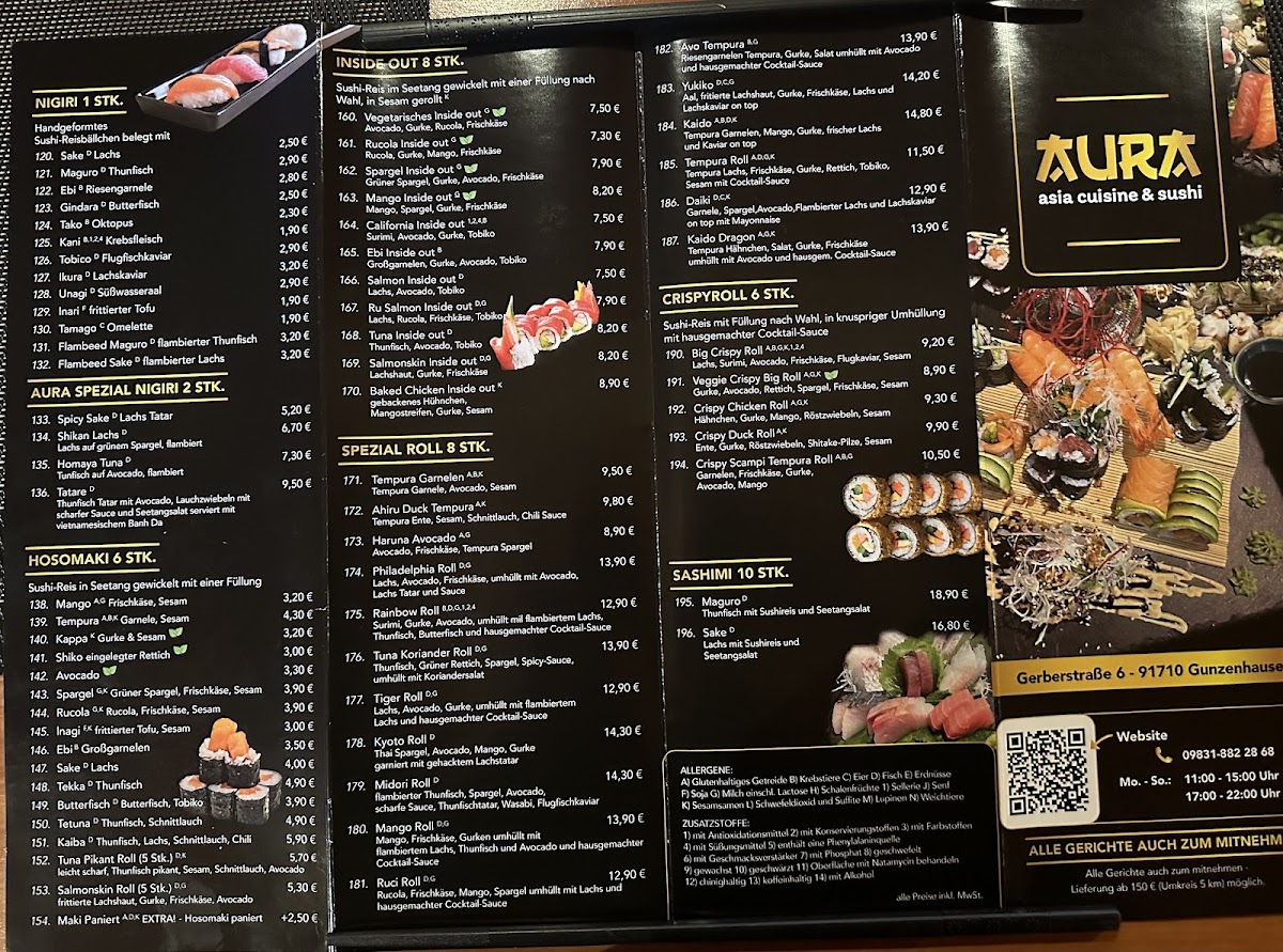 Menu Aura Asia Cuisine&sushi-2